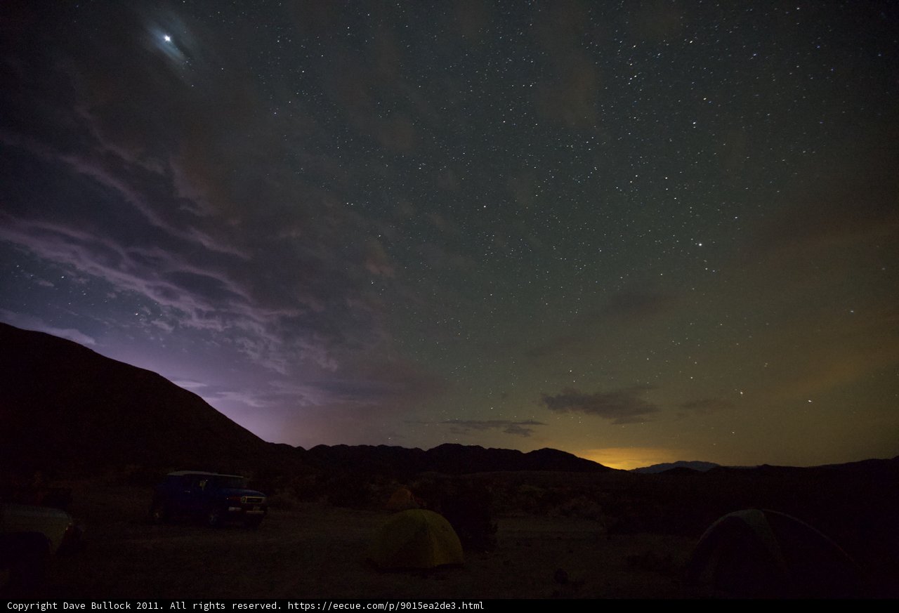 Thunderbolt under the Desert Stars