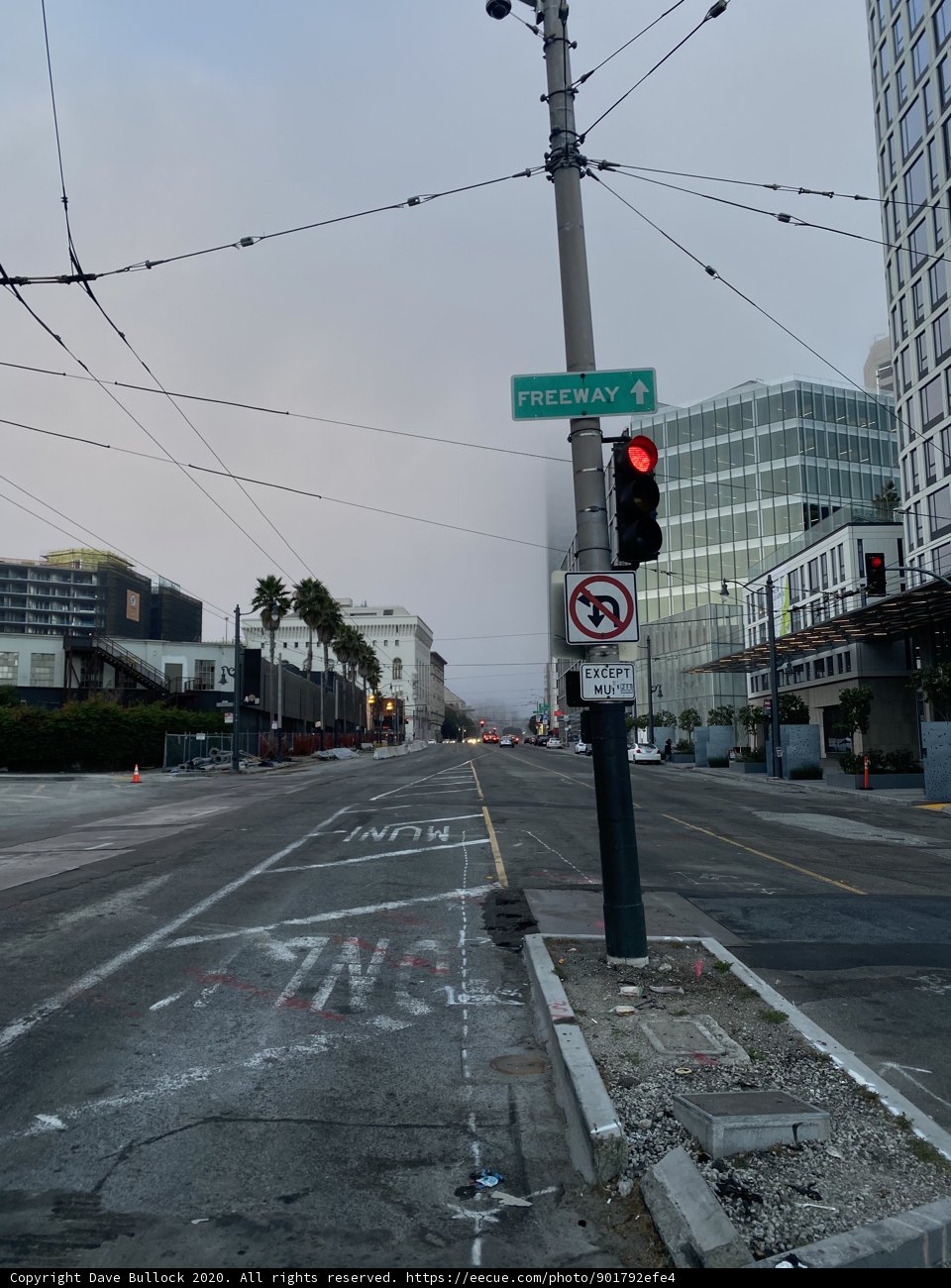 City Intersection at Dusk