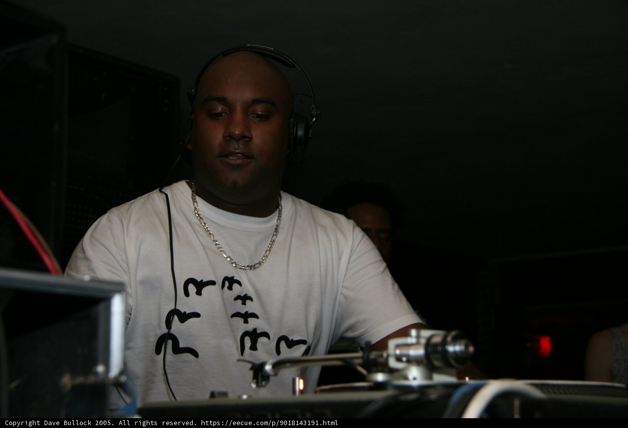 White Shirted Deejay in Action