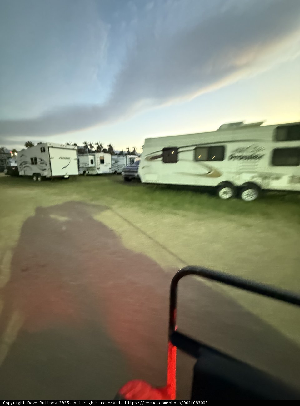 Evening Tranquility at the Caravan Park