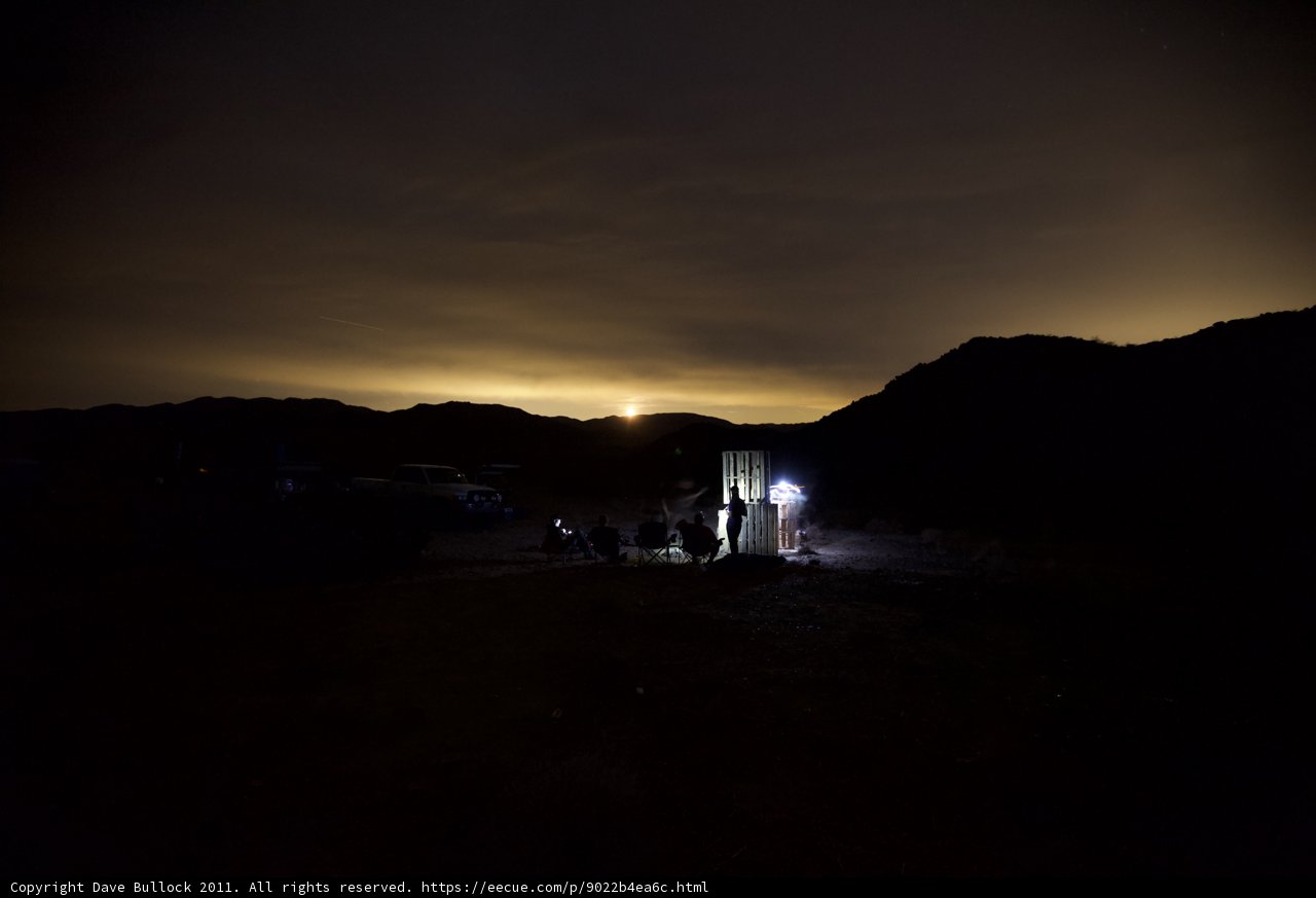 Nightfall in the Desert