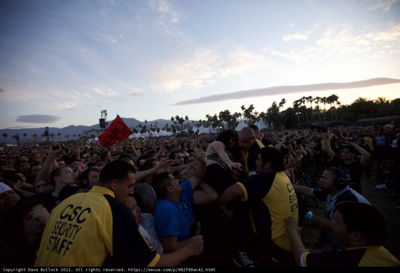Man in the Crowd at Big Four Festival