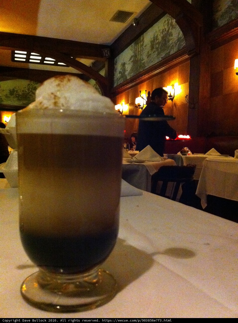 Coffee Time at the Restaurant