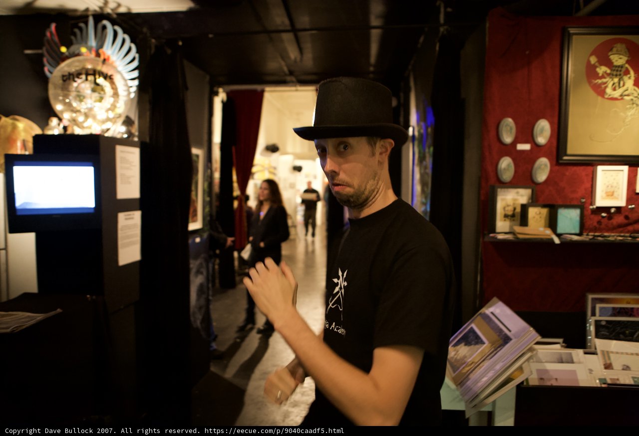 The Hat Man in the Hallway