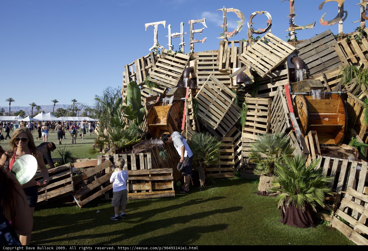 The Bright and Fresh Dole Stand at Coachella