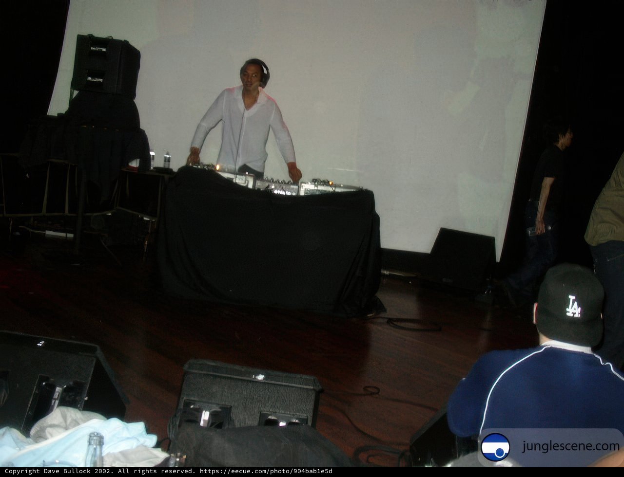 Entertainer on Stage with DJ Music