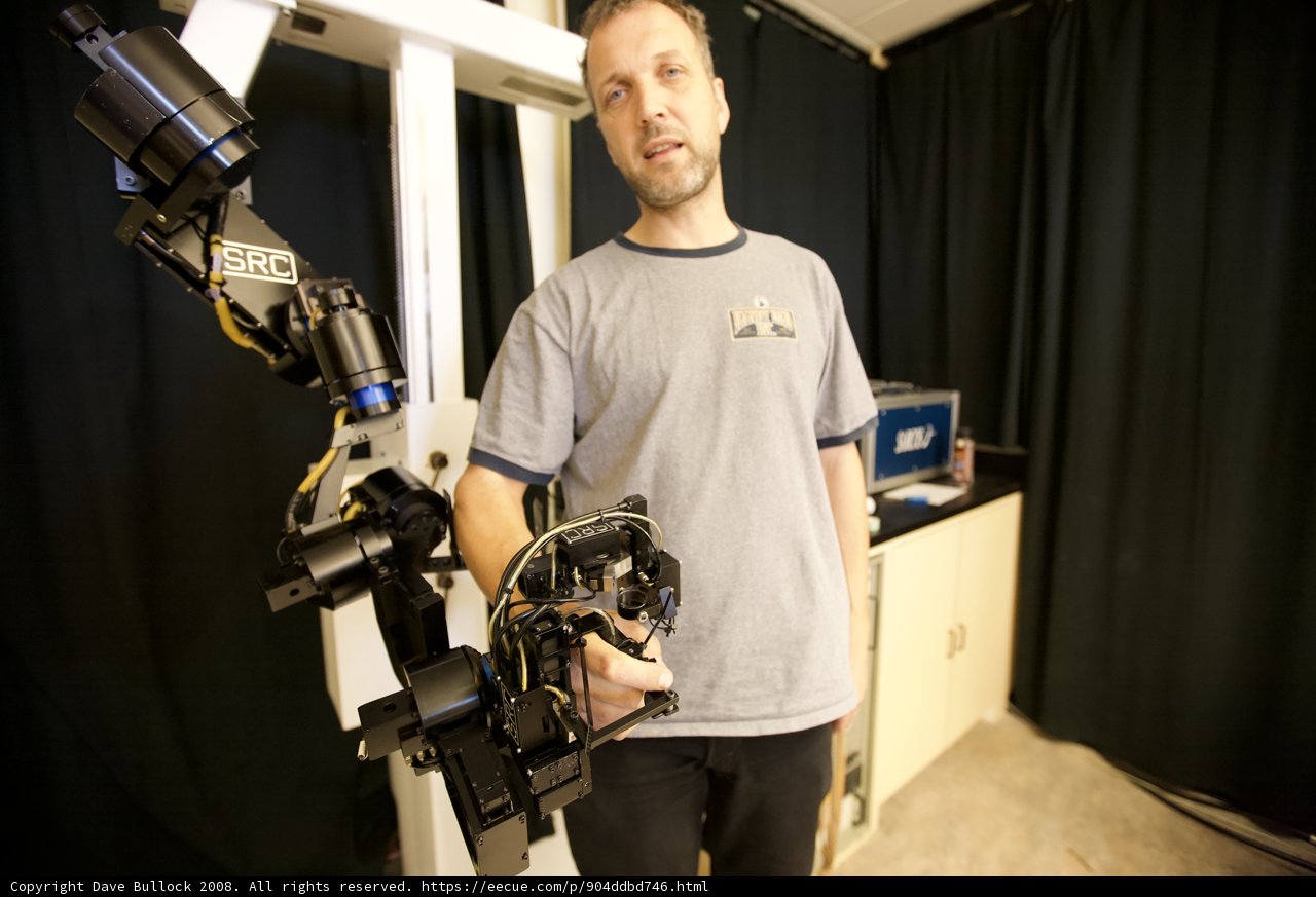 A Man with Robotic Arm