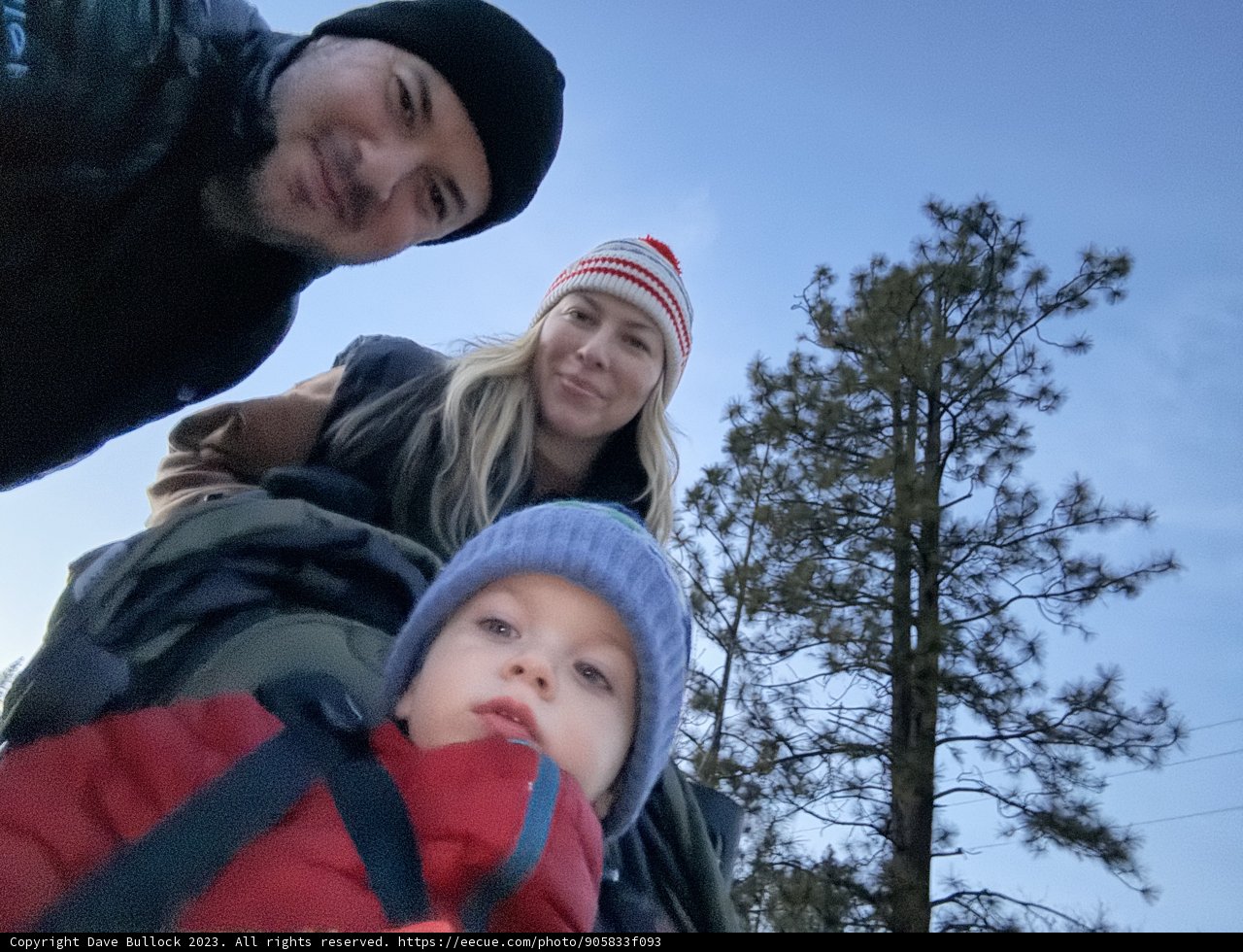 Winter Wonderland Selfie with the Fam