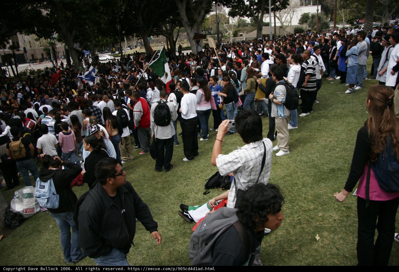 School Walkout Draws Large Crowd to Park