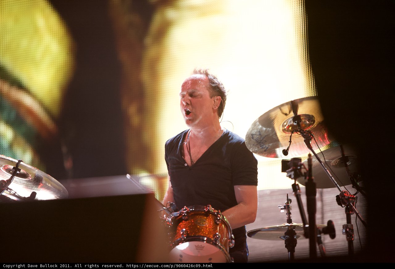 Lars Ulrich's Drumming Performance at Big Four Festival