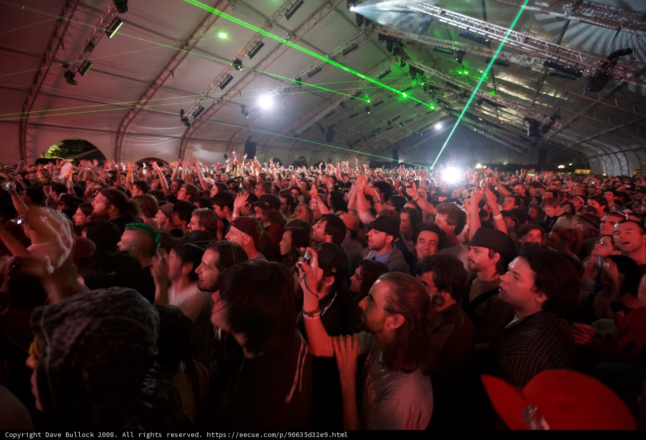Green Light Crowd at Coachella 2008