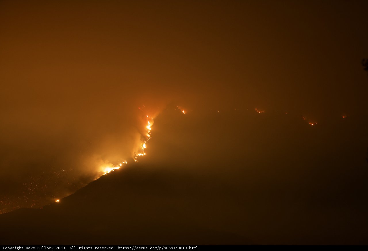 Blaze on the Mountainside