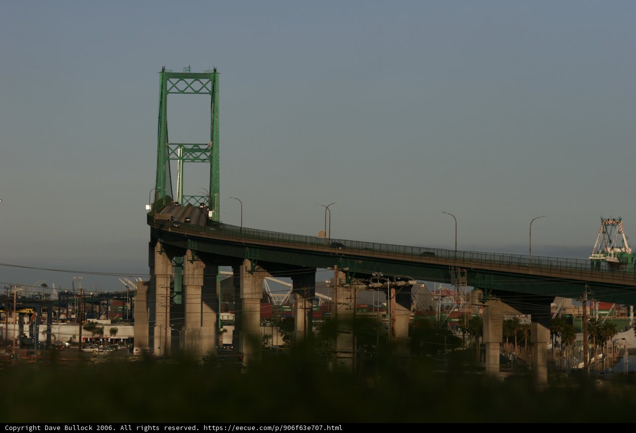 Train on Overpass Bridge