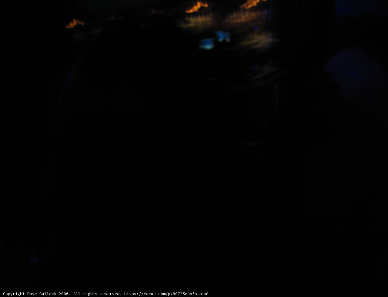 Illuminated Figure in the Night