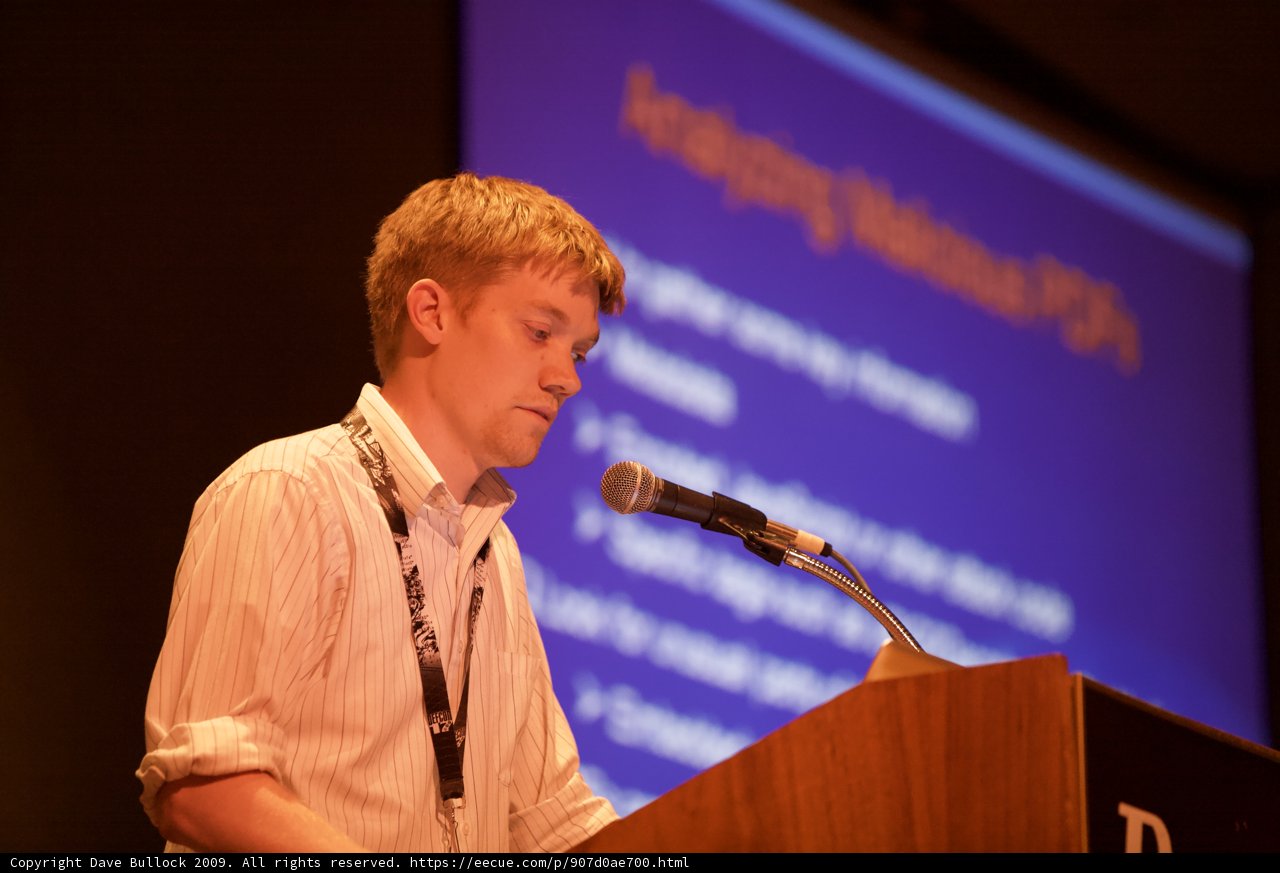 Keynote Speaker addresses the Crowd