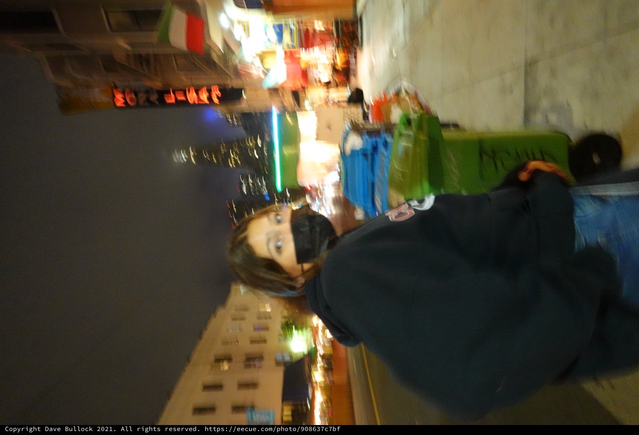 Night Street Photography with Motion Blur