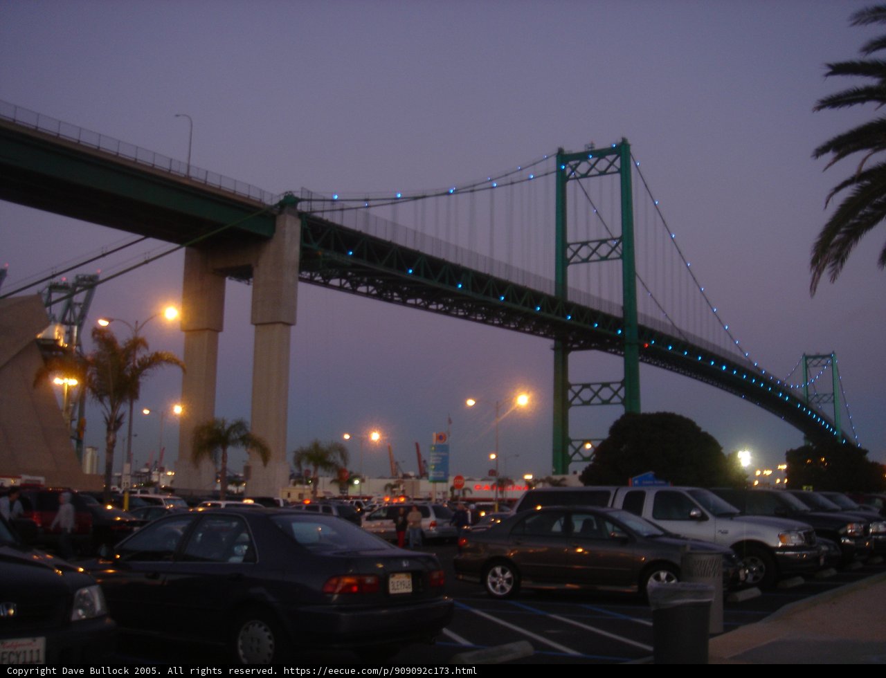 City Overpass with Cars and Lamppost