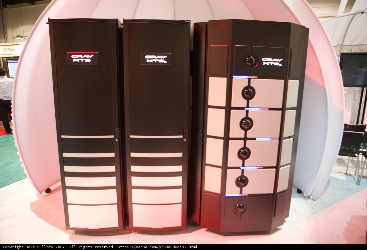 Super Computing Servers in White Tent