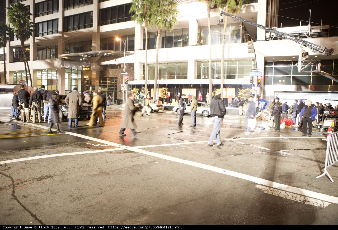 Metropolis Intersection at Night