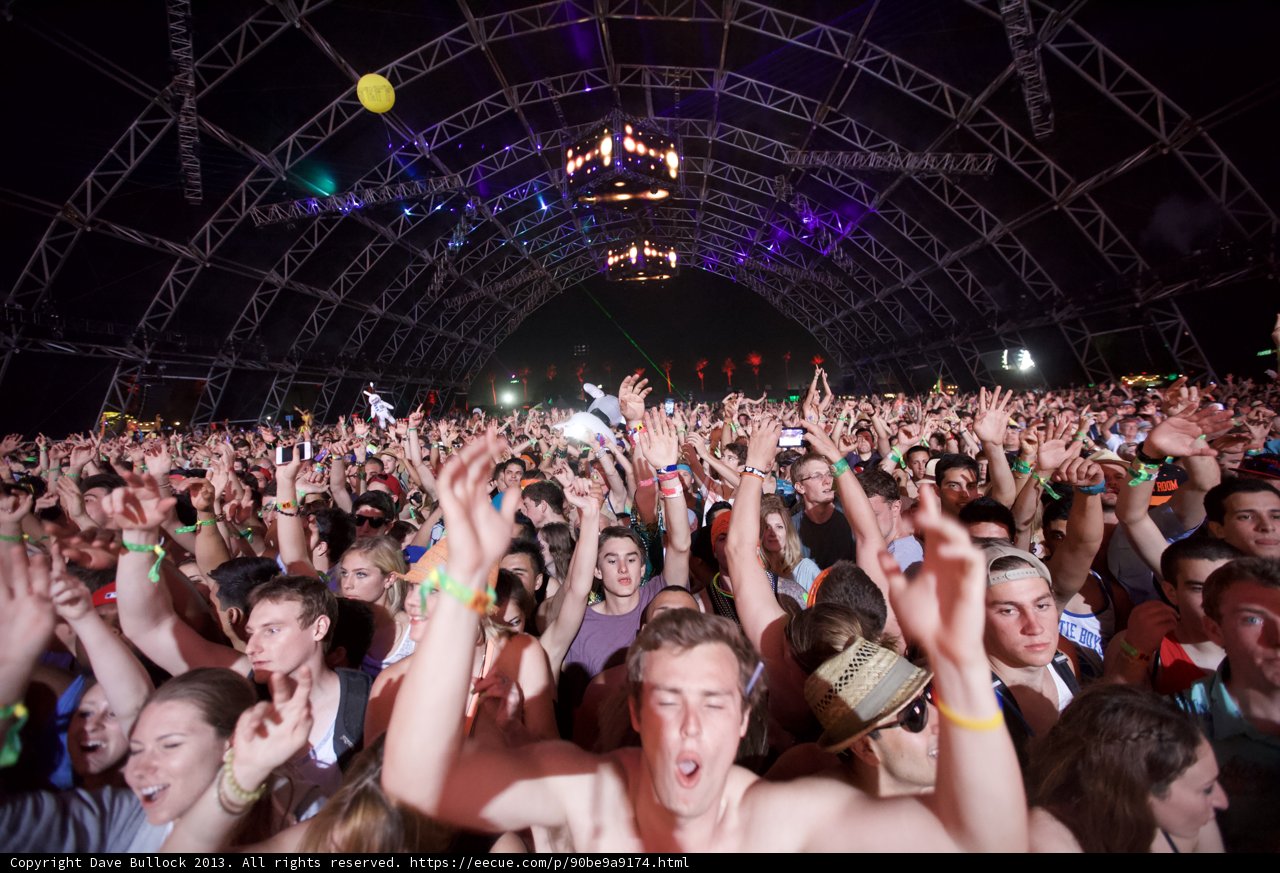 Coachella Crowd Goes Wild