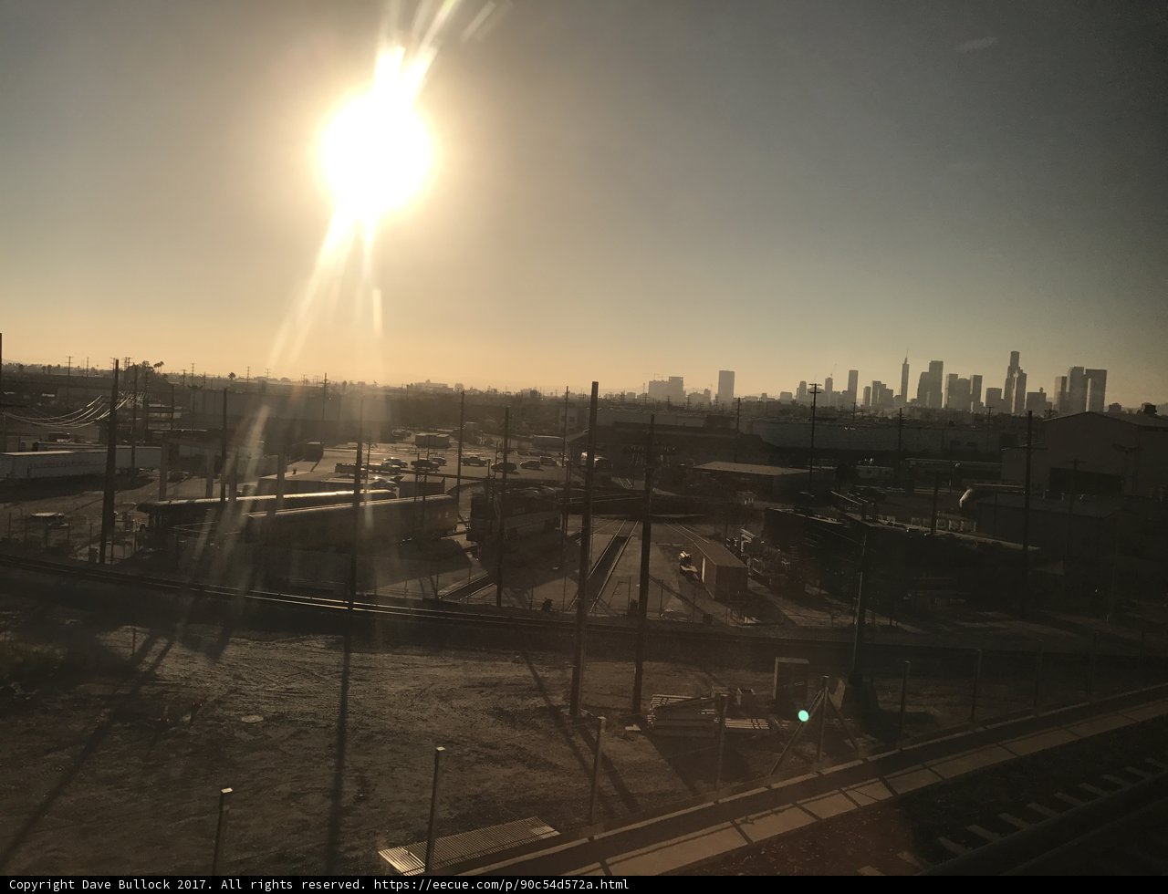 Setting Sun over the Metropolitan City