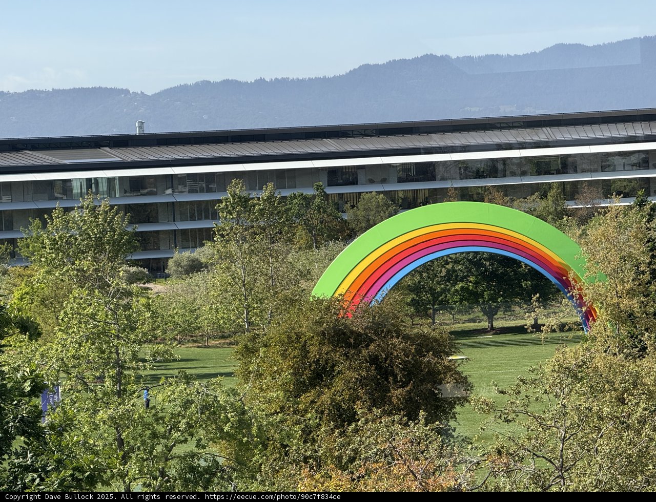 Rainbow Over Apple Park