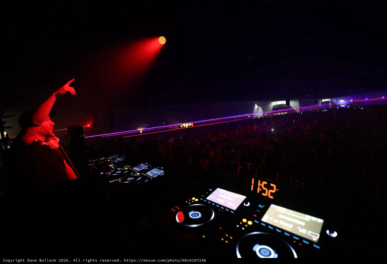 DJ Commands the Crowd at Wobbleland 2026