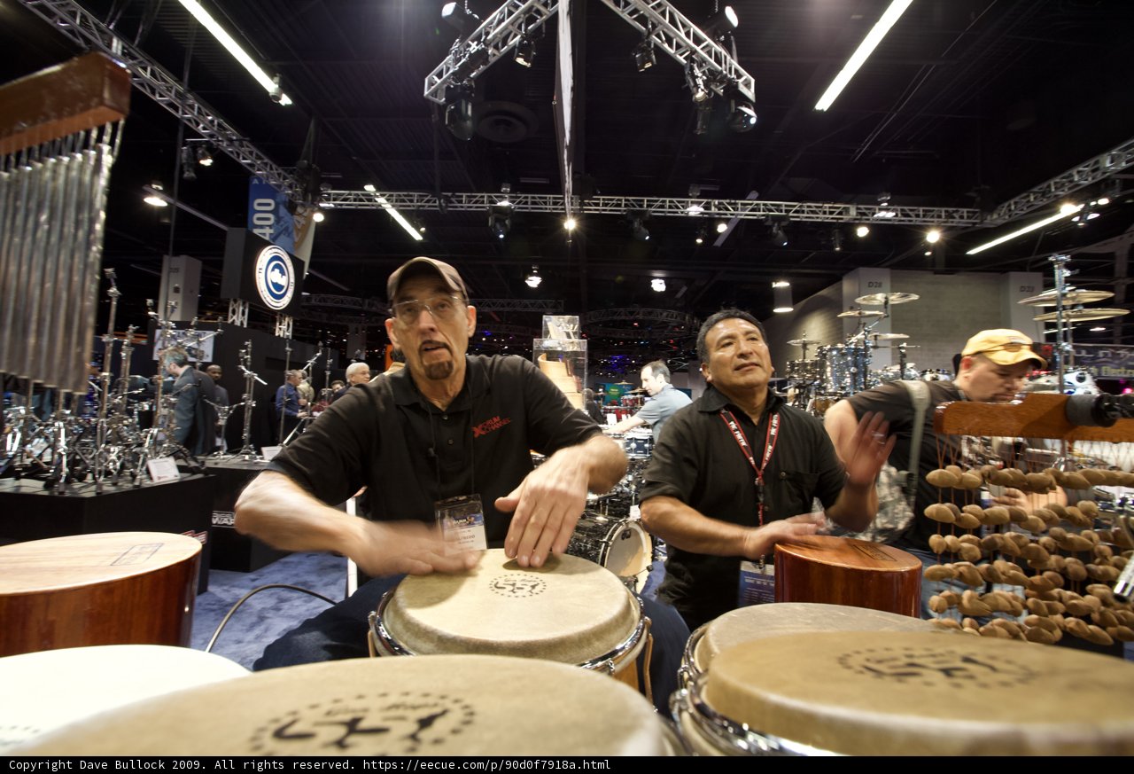 Drumming Duo at NAMM Convention