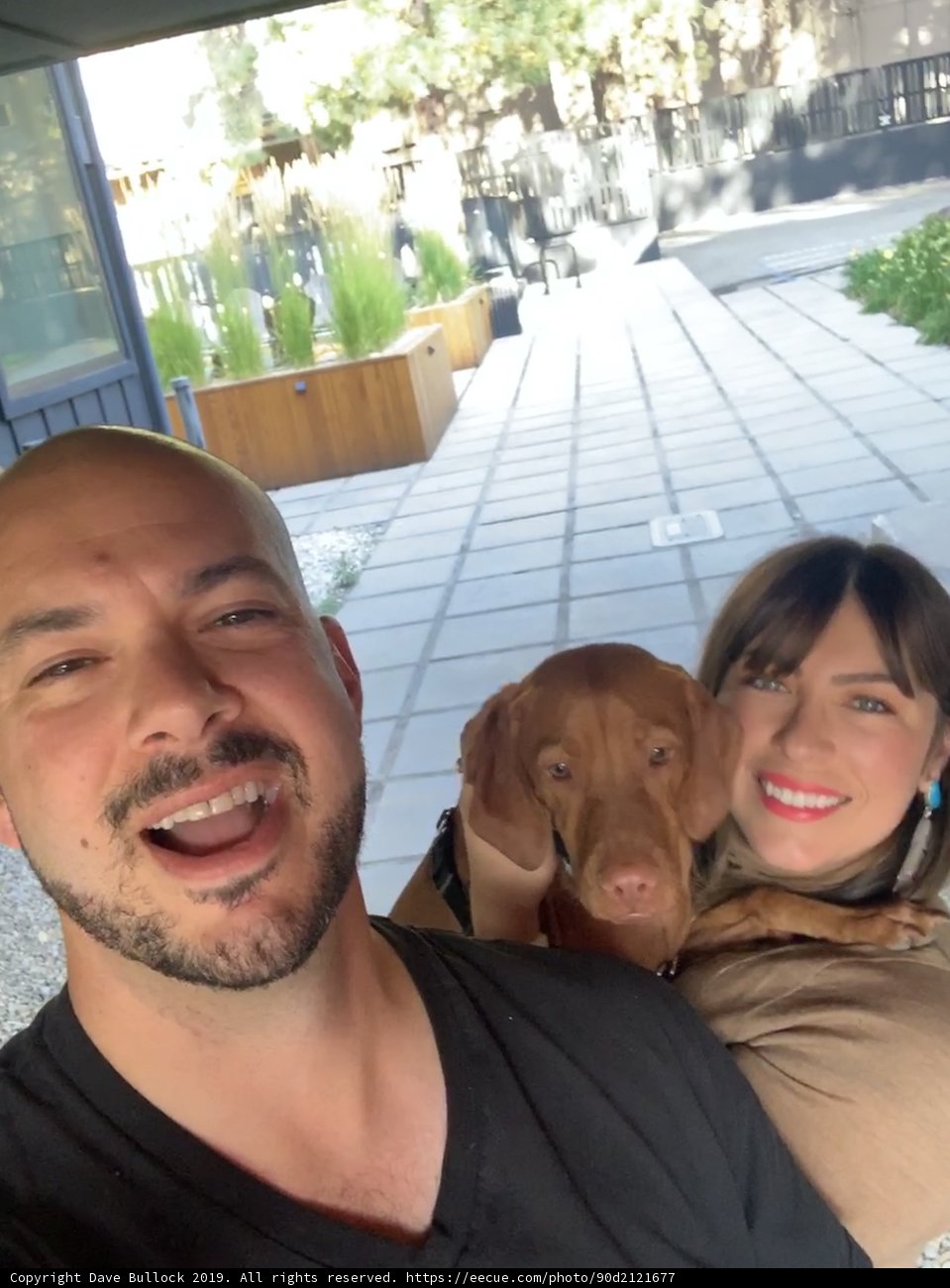 Selfie Time with Dave, Lori, and their Pup