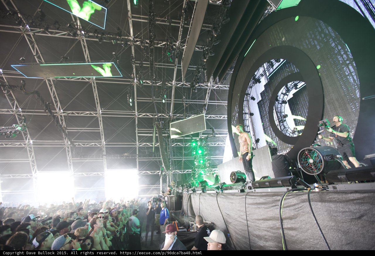Die Antwoord Stage Side