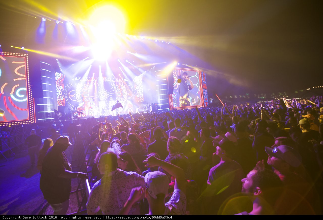 Bright Lights and a Boisterous Crowd