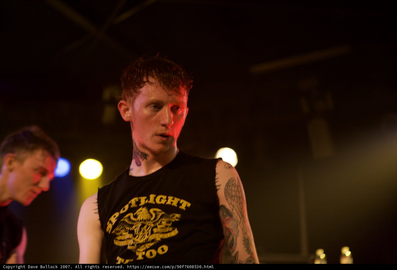 Tattooed Man Takes the Stage