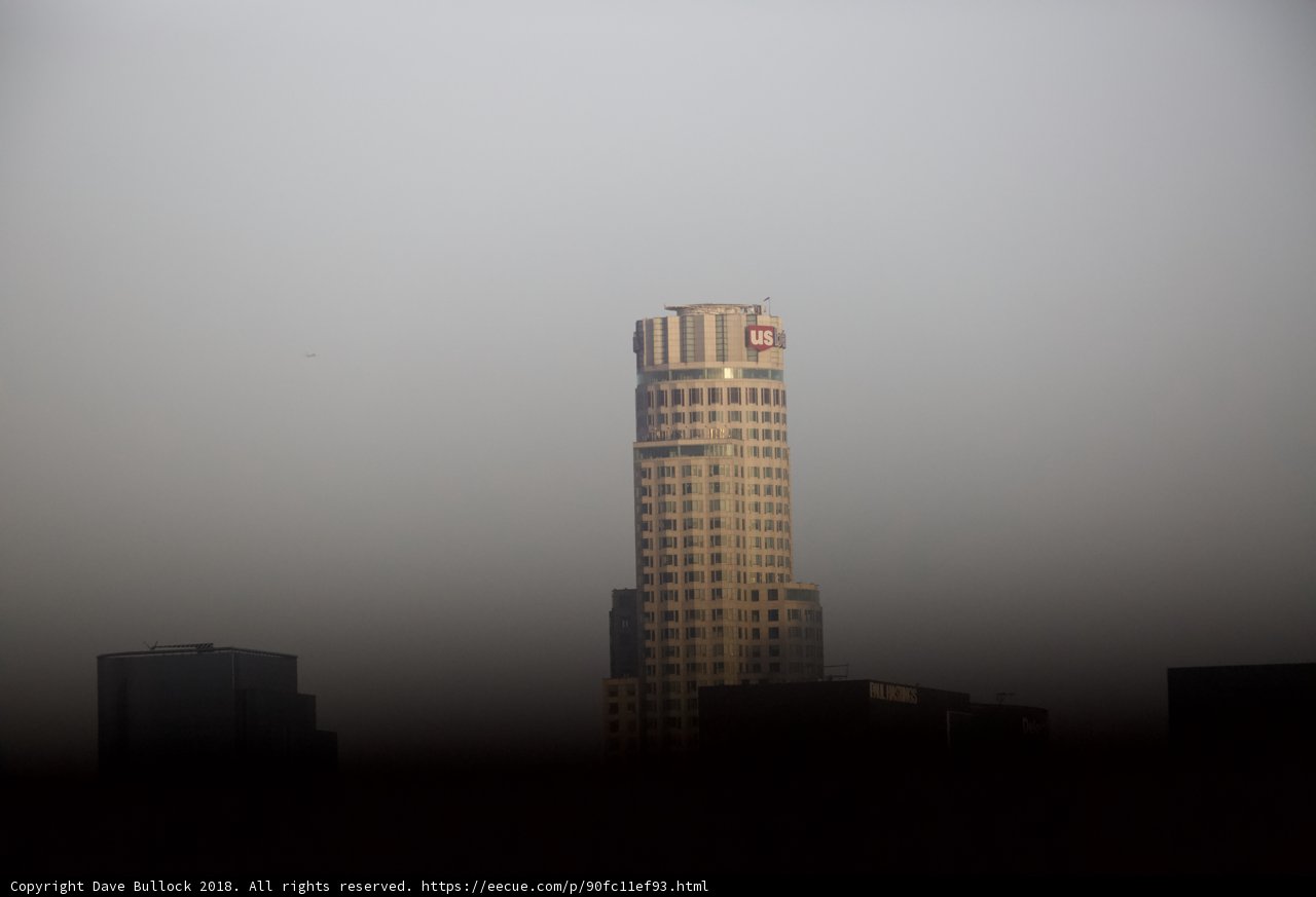 Foggy Skyscraper