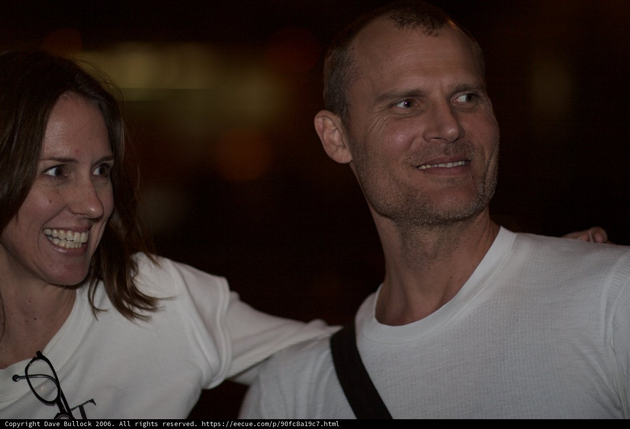 Smiling Couple in T-Shirts