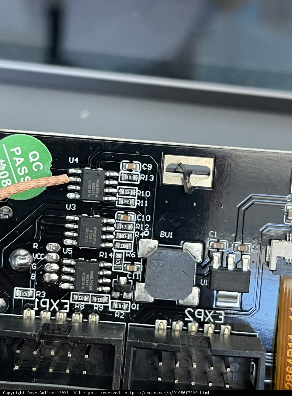 Green Stickered Circuit Board
