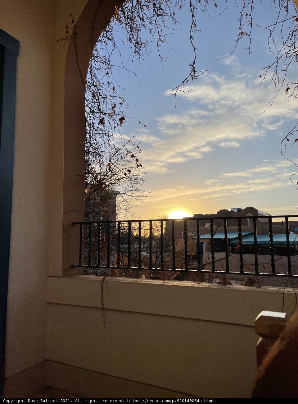 Sunset Serenity from Santa Fe Balcony