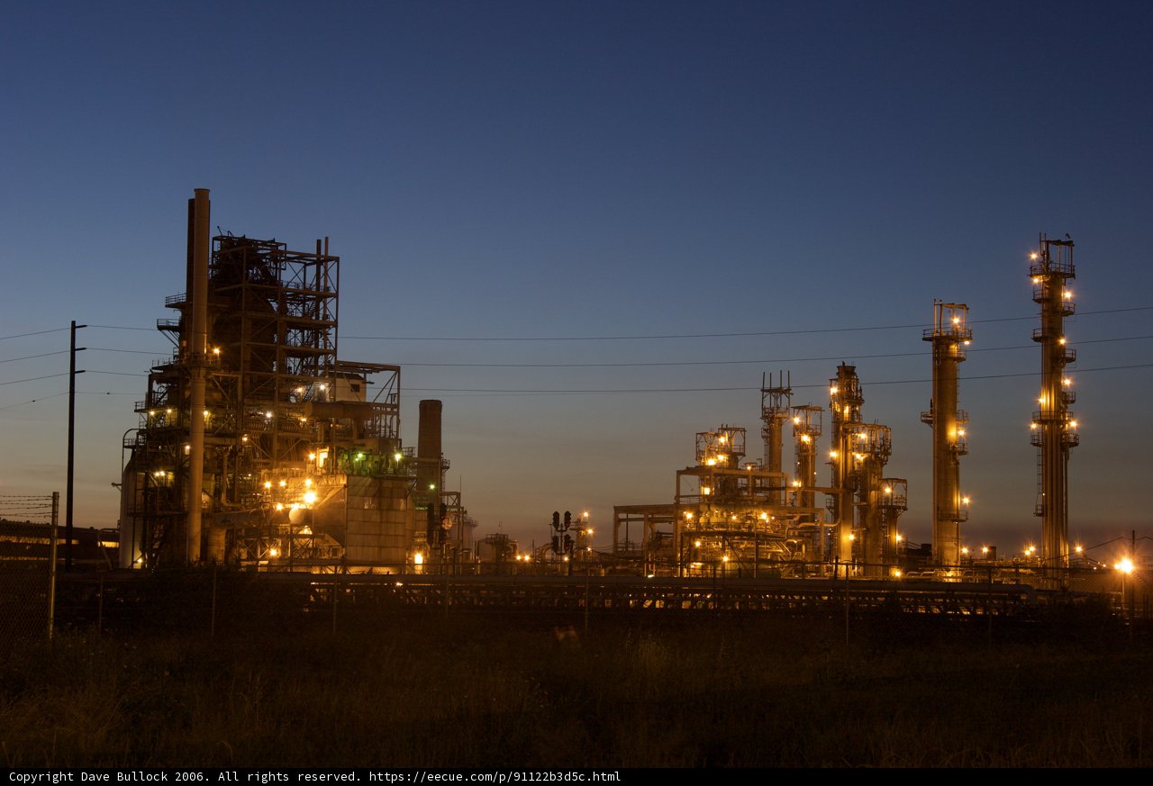 Illuminated Refinery