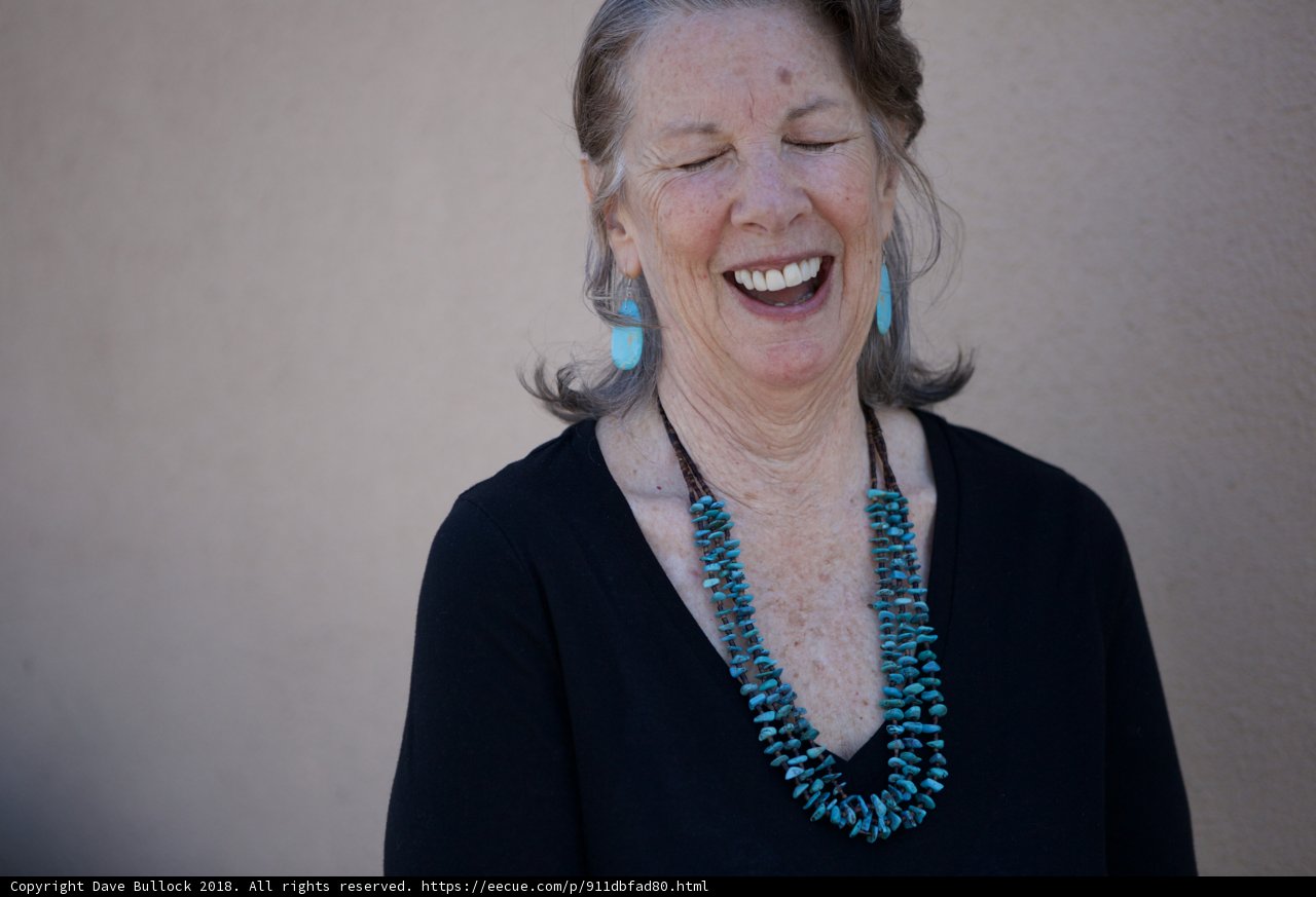 The Joyful Rhoda and her Turquoise Beaded Necklace