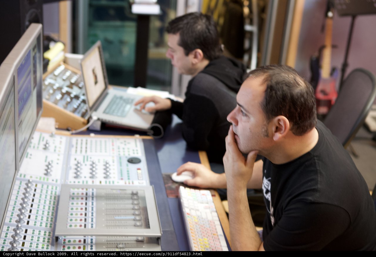 Recording Session with the Crystal Method