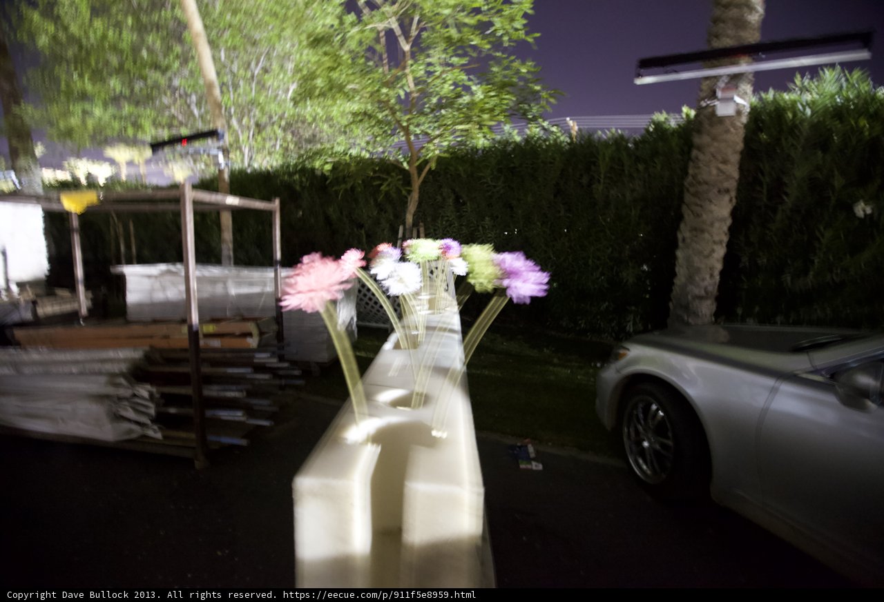 Flower Arrangement on Car Wheel