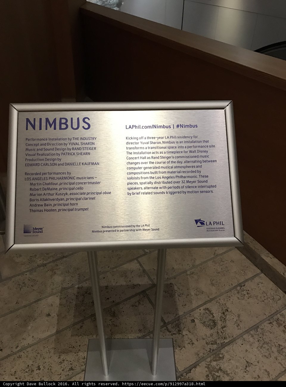 Nimbus Plaque Advertisement