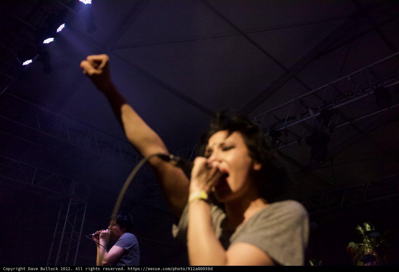 Rocking the Mic at Coachella