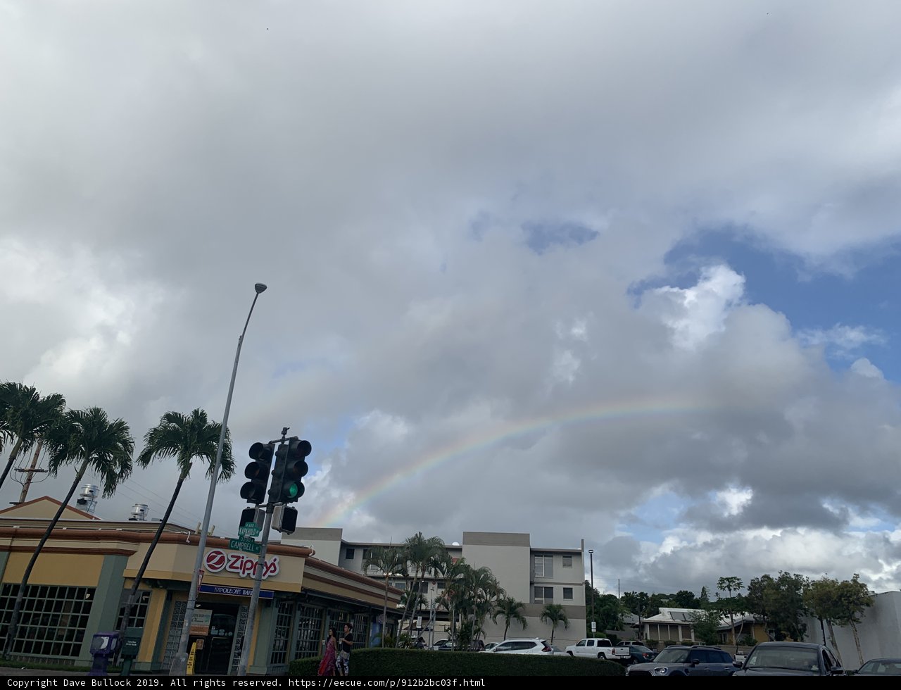 A Rainbow over Honolulu