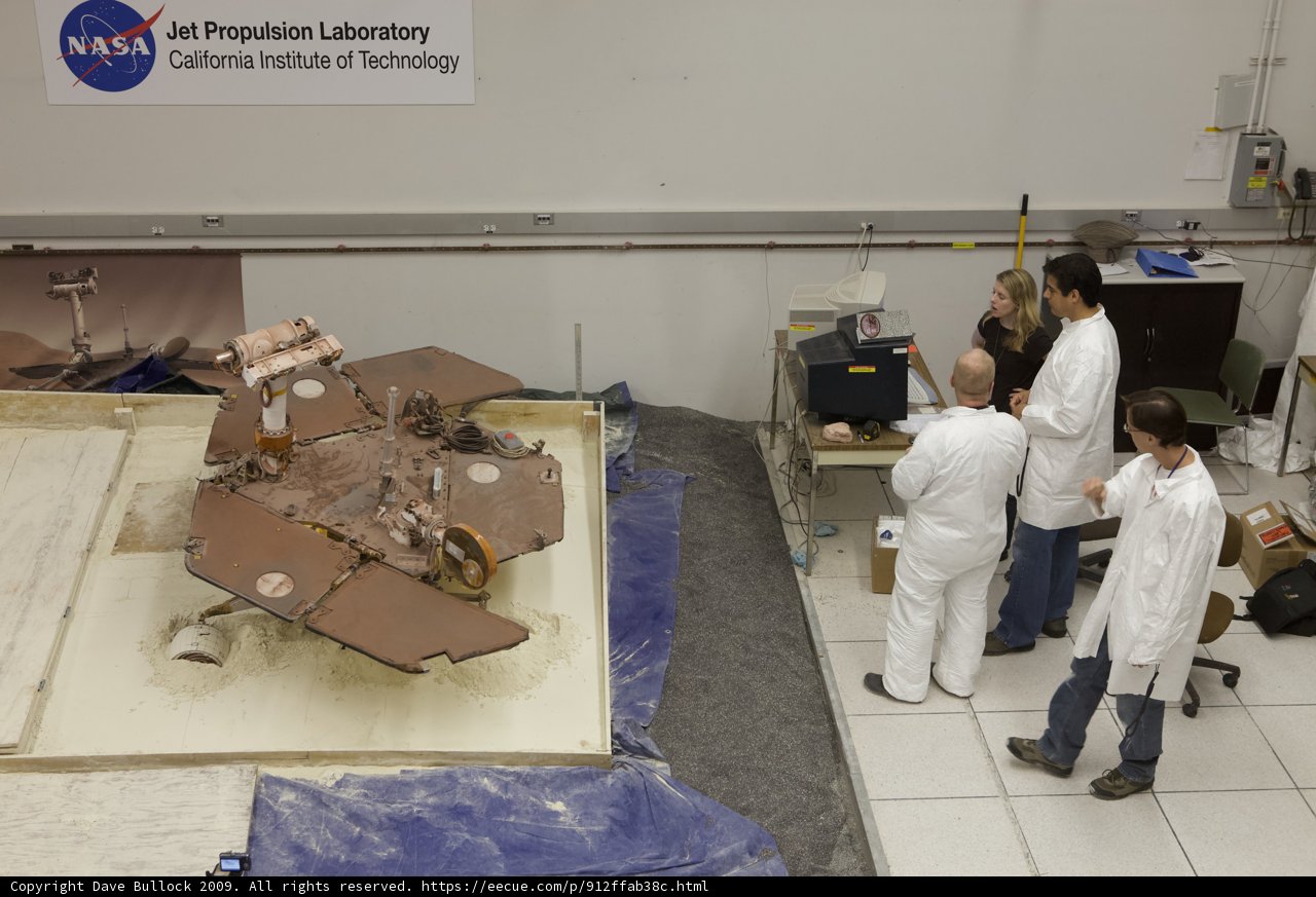 Examining the Unstuck Mars Rover