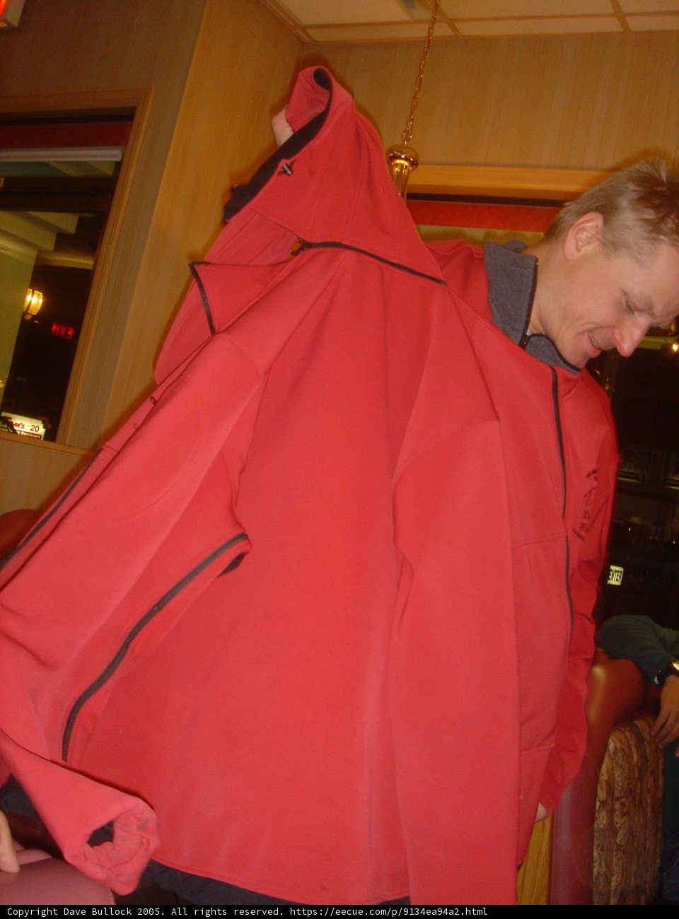Stylish Man with a Red Jacket