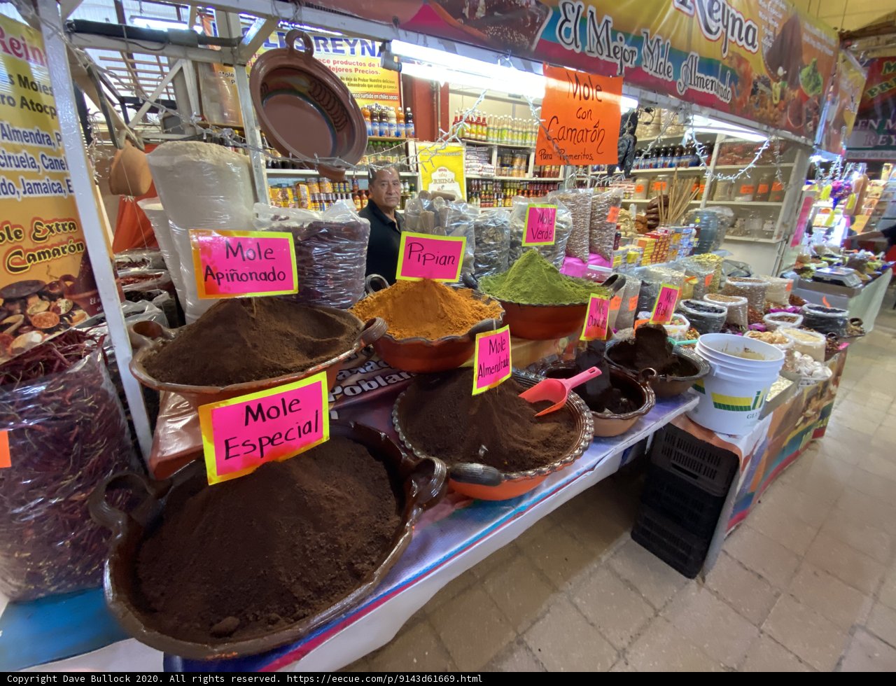Spices Galore in Mercado de Coyoacan
