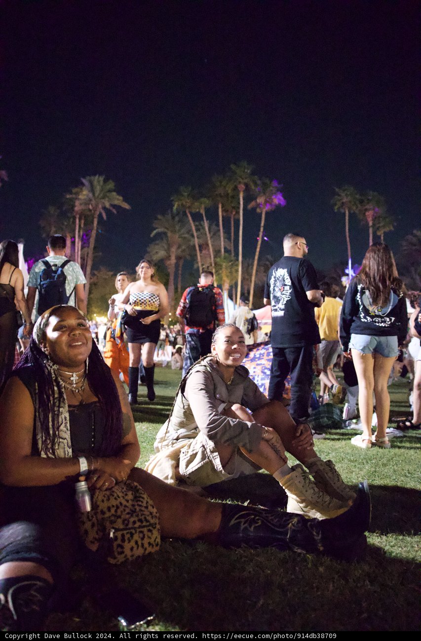 Joyful Moments Under the Palms: Coachella 2024