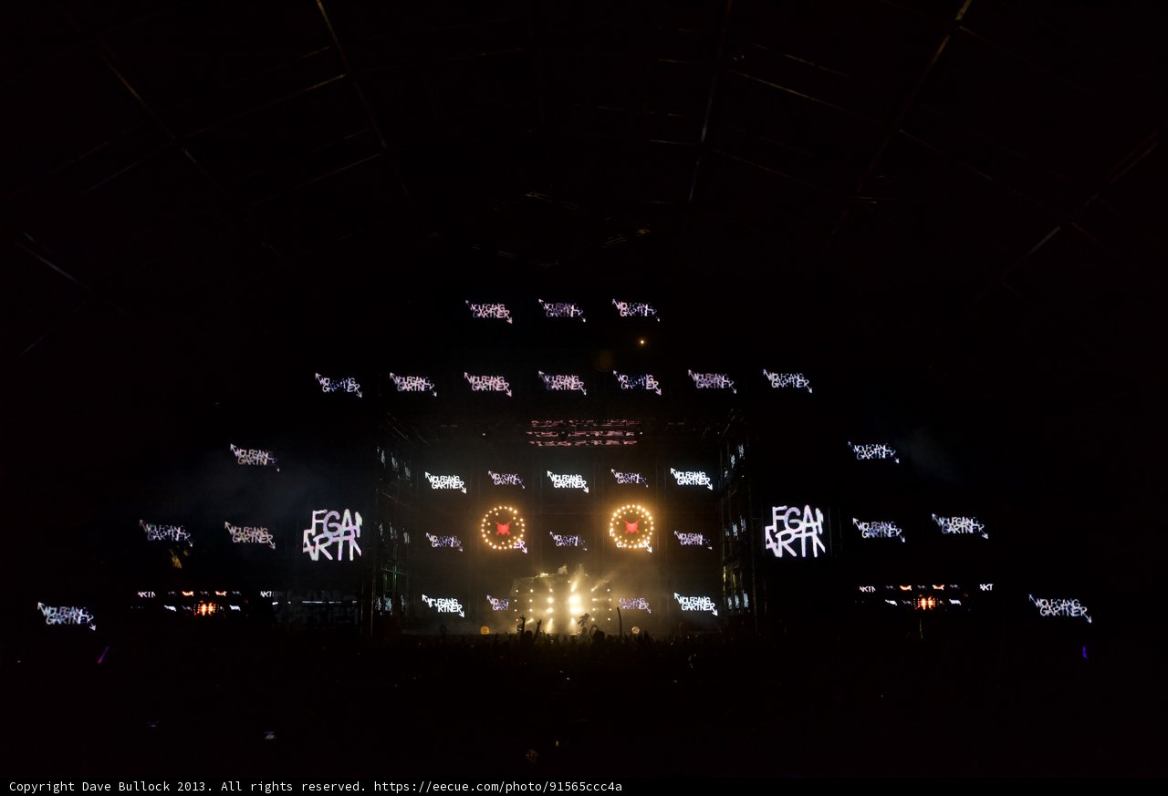Lights and Music Take Over Coachella Stage