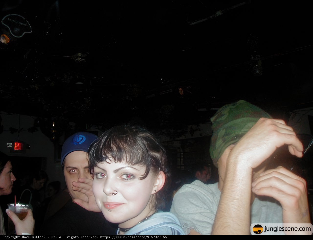 Nightlife Gathering with Baseball Hats