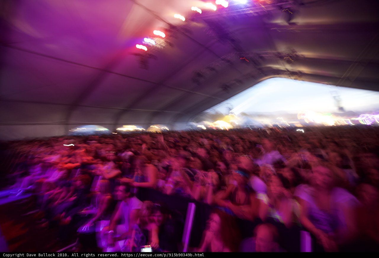 Electric Crowd at Coachella Music Festival